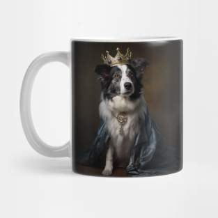 Majestic Border Collie - Medieval Queen of the Realm Mug